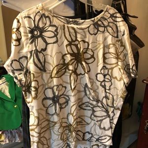 Alfred Dunner floral blouse